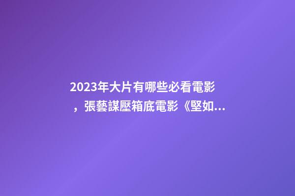 2023年大片有哪些必看電影，張藝謀壓箱底電影《堅如磐石》